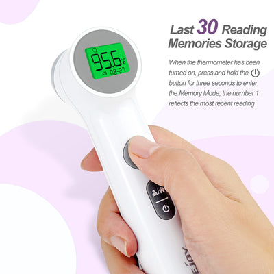 Forehead Thermometers Non Contact, Infrared Digital Thermometer