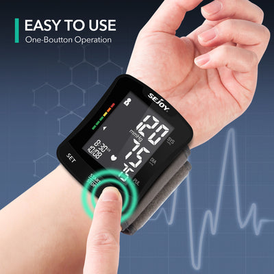 Wrist Blood Pressure Monitor DBP-2208-BLA2 – SEJOY Store