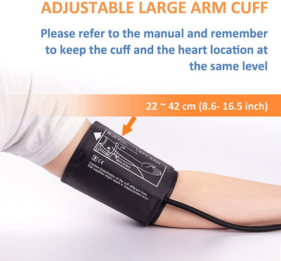 Blood Pressure Cuff Arm, Large Blood Pressure Cuffs Blood Pressure Upper  Arm Large Cuff Strap BP Cuff Only